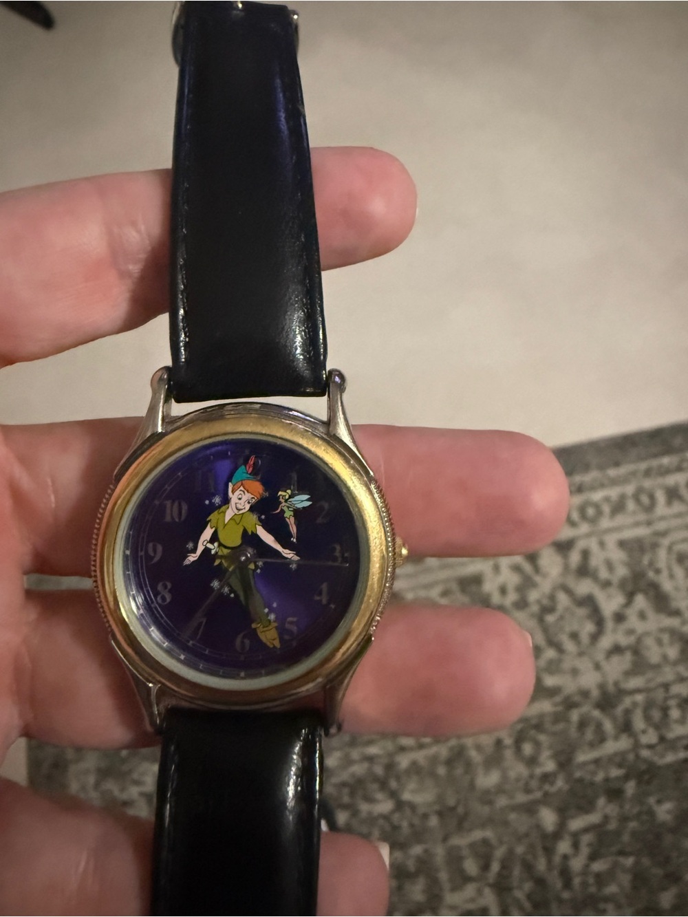 Vintage Disney Peter Pan Tinker Bell Film Classics Watch 1990s Needs Battery